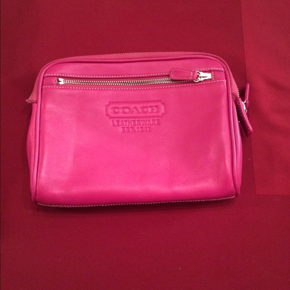 Coach zippered pouch