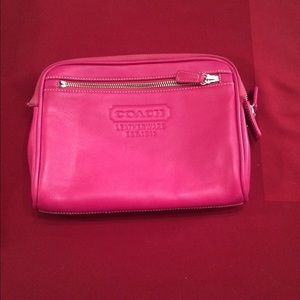 Coach zippered pouch