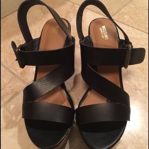 Mossimo Black Wedges