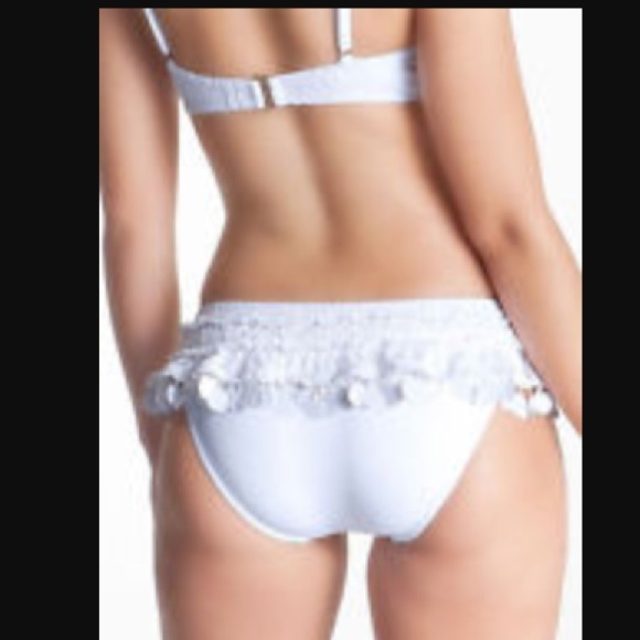 Becca Venture Cha Cha Cha white bikini bottoms - Picture 3 of 4