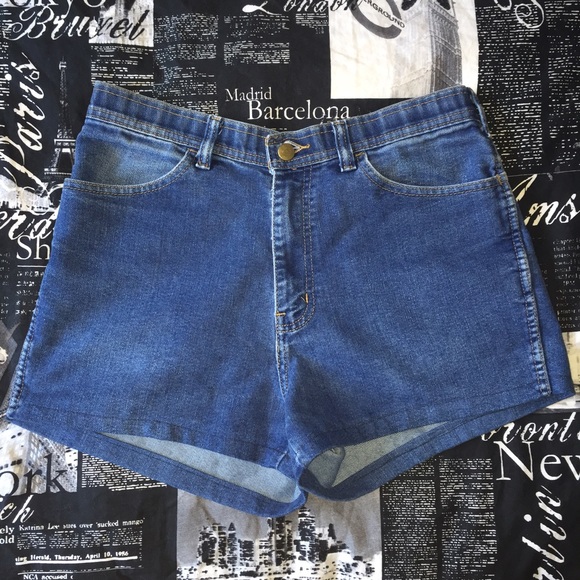 High Waist Denim Shorts