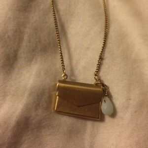 Je t'aime envelope necklace