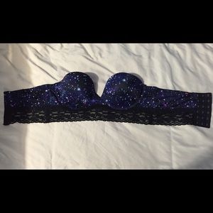 Strapless Victoria Secret Galaxy Bra 34B