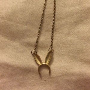 Bunny ear necklace