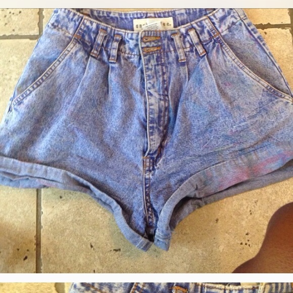 High waisted shorts