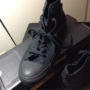 Converse High Top Black Ankle Trainers