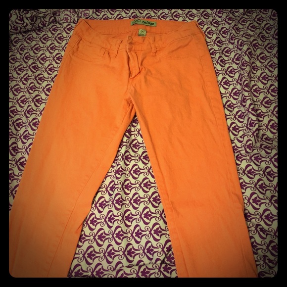 Orange colored jegging