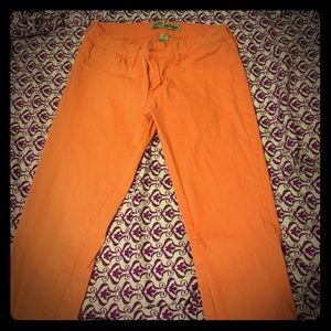 Orange colored jegging