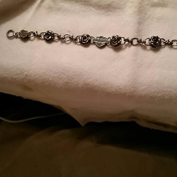 Hd rose and ruby bracelet