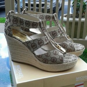 Michael Kors signature wedge sandal