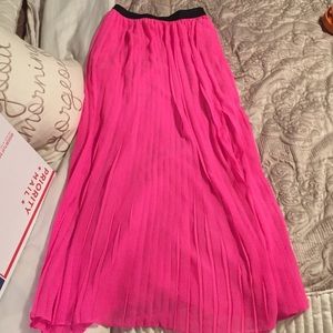 Pink skirt