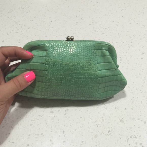 Adrienne Vittadini Genuine leather clutch