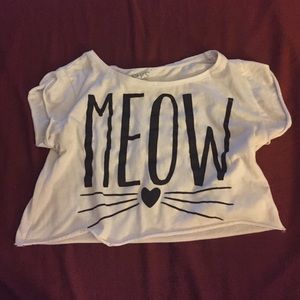 Meow Crop Top