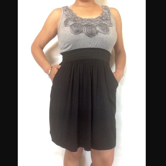 🔴️Reduced!🔴 Charlotte Russe Grey and Black Dress