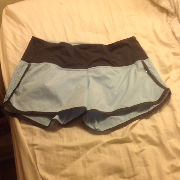 Light Blue Lululemon Shorts Size 6