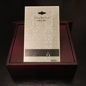 Itsybitsy Sterling Silver Wishbone Earrings.