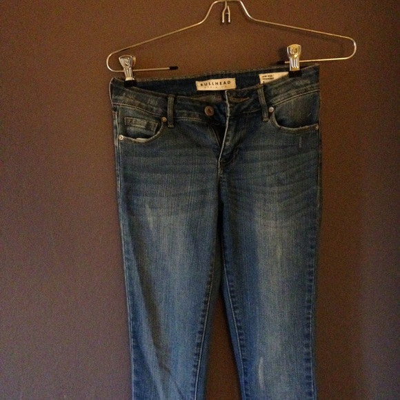 Low rise skinny jeans