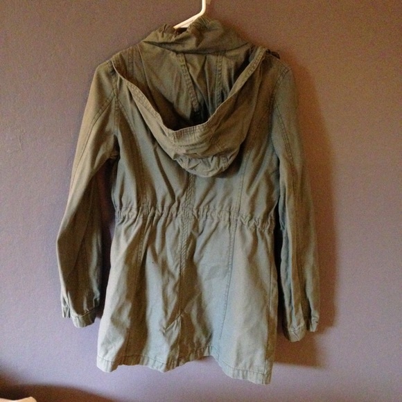 ***ITEM ON HOLD***Green trench coat