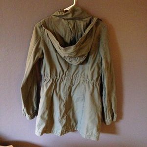 ***ITEM ON HOLD***Green trench coat