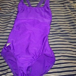 Speedo purple one piece