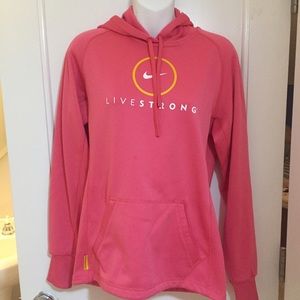 Pink Nike Livestrong Hoodie