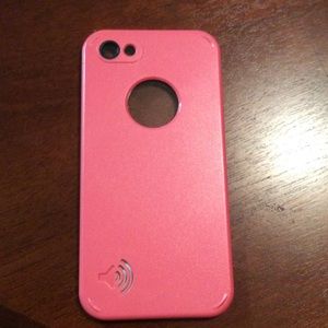 iPhone 5/5s waterproof phone case in pink