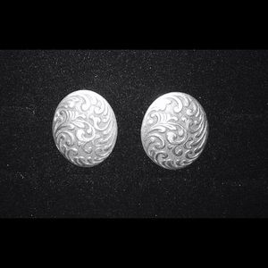 Sterling silver earrings.
