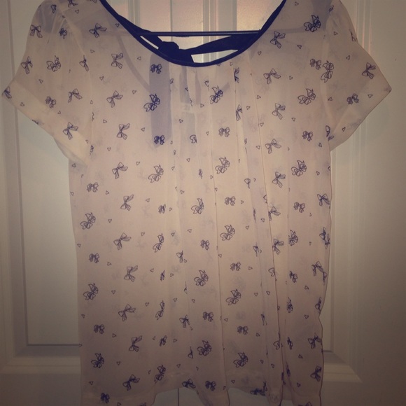 Printed sheer blouse from Forever 21