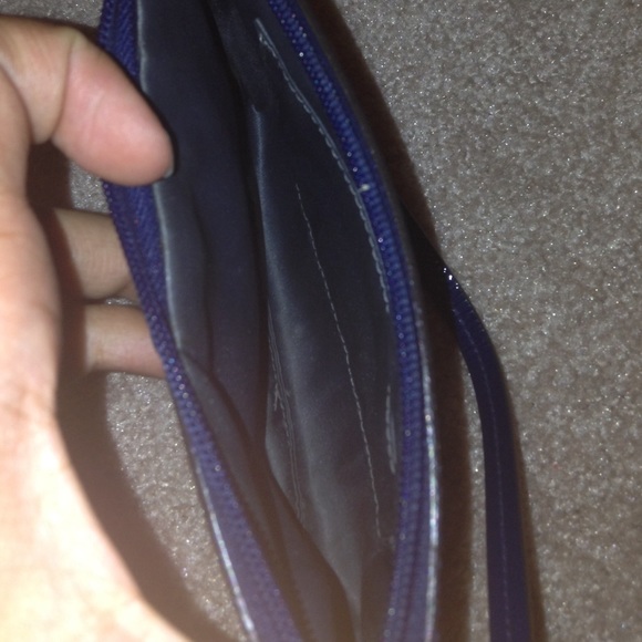 Navy Blue Coach Wristlet - Picture 2 of 2
