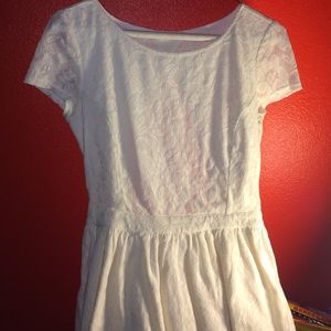 Cream/white frenchi dress