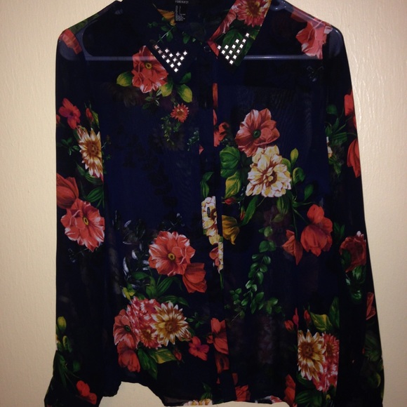 Sheer blouse