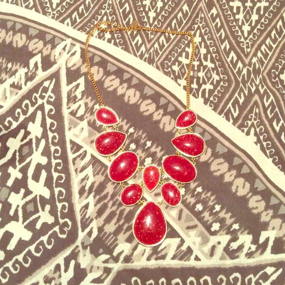 Red Statement Necklace