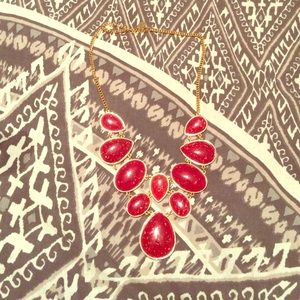 Red Statement Necklace