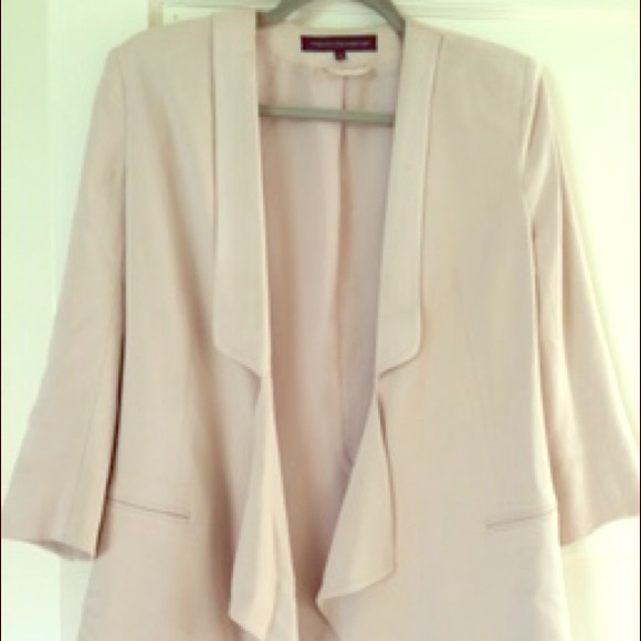 French connection pale pink Connie crepe blazer