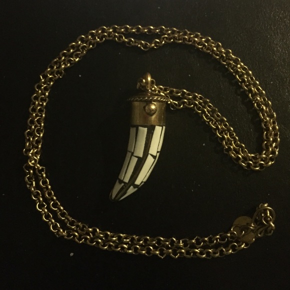 Horn necklace