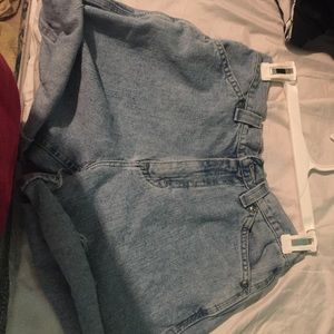 Vintage high waist summer shorts
