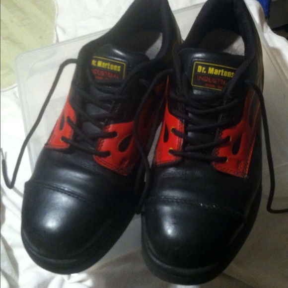 flame dr martens