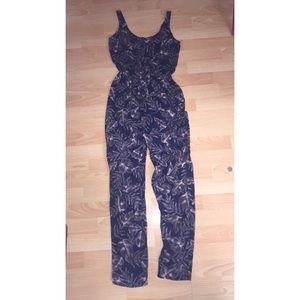 Hollister Floral Jumpsuit