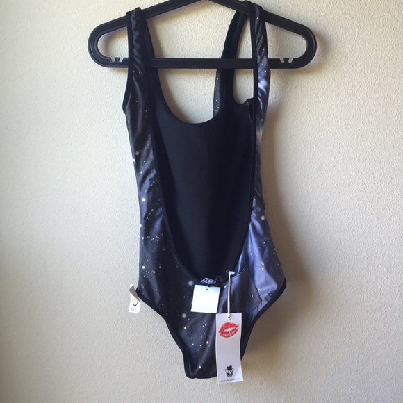 (Sold) Galaxy wildfox swimsuit - Picture 2 of 3
