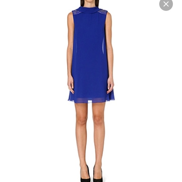 Ted Baker Dresses & Skirts - Ted Baker Reversible Chiffon Dress Size 8