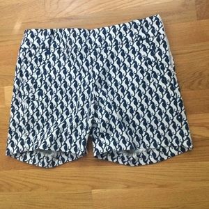 J. Crew Size 0 High waisted seahorse shorts