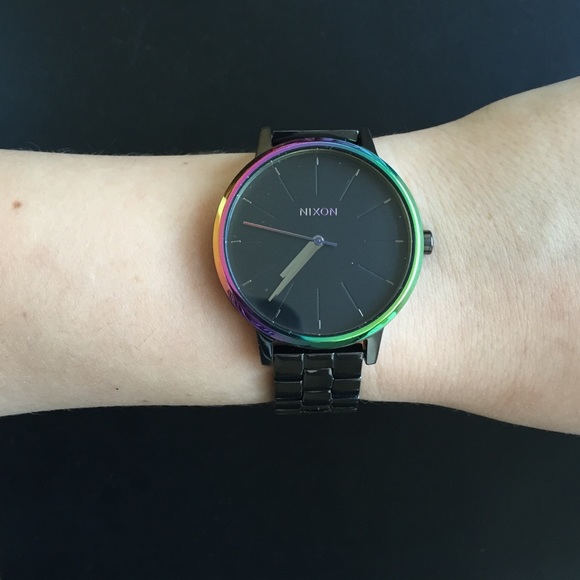NIXON gunmetal watch