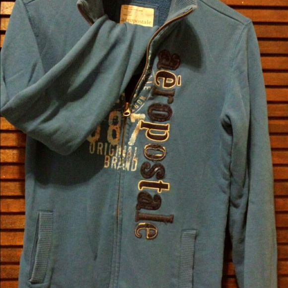 Blue Aeropostle jacket. Medium