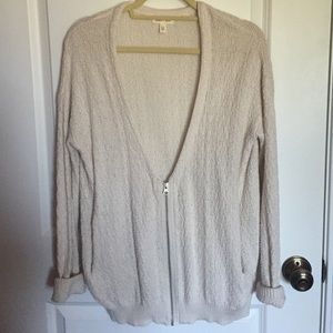 Silence + Noise Oversized Cream Sweater