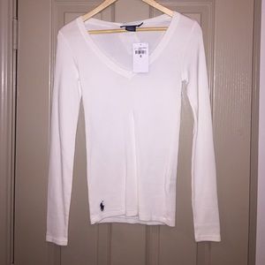 New Ralph Lauren White Top
