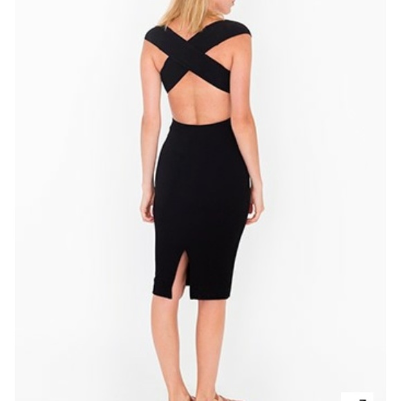 Aa Ponte off-shoulder cross back dress