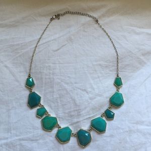 Teal/Turquoise Statement Necklace
