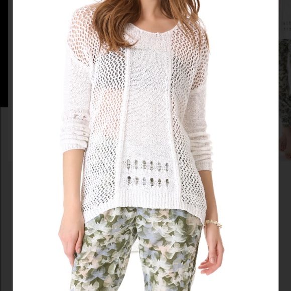 Rebecca Taylor Texture Crew Sweater