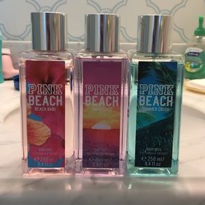 PINK Body Mist - set of 3