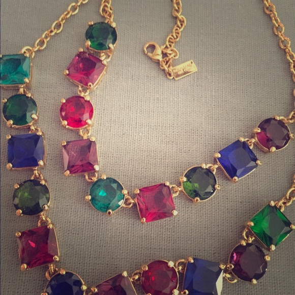 Kate Spade Rainbow Crystal Kaleidoscope Necklace